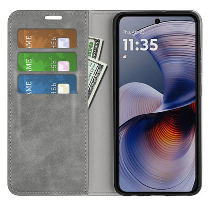 For Motorola Moto G55 5G Case Skin-Touch Leather Wallet Phone Cover