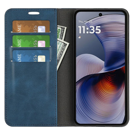 For Motorola Moto G55 5G Case Skin-Touch Leather Wallet Phone Cover