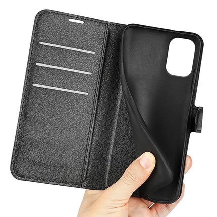 For Motorola Moto G55 5G Case Litchi Texture Shockproof Leather Wallet Phone Cover