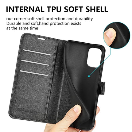 For Motorola Moto G55 5G Case Litchi Texture Shockproof Leather Wallet Phone Cover