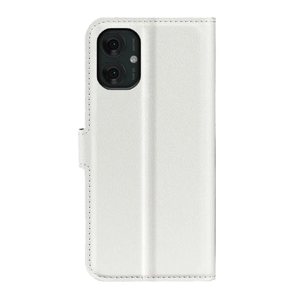 For Motorola Moto G55 5G Case Litchi Texture Shockproof Leather Wallet Phone Cover