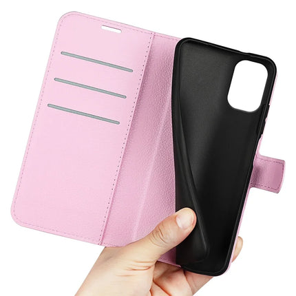 For Motorola Moto G55 5G Case Litchi Texture Shockproof Leather Wallet Phone Cover