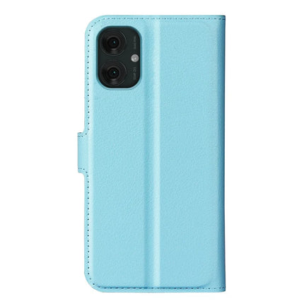 For Motorola Moto G55 5G Case Litchi Texture Shockproof Leather Wallet Phone Cover
