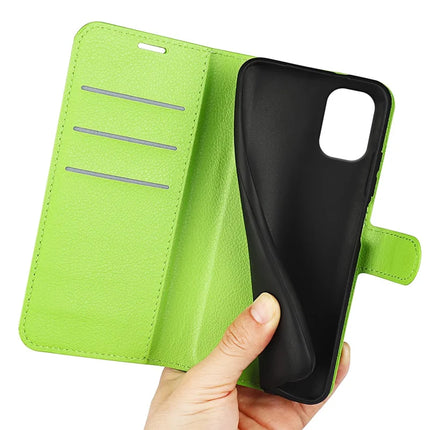 For Motorola Moto G55 5G Case Litchi Texture Shockproof Leather Wallet Phone Cover