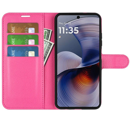 For Motorola Moto G55 5G Case Litchi Texture Shockproof Leather Wallet Phone Cover