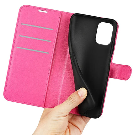 For Motorola Moto G55 5G Case Litchi Texture Shockproof Leather Wallet Phone Cover