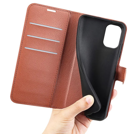 For Motorola Moto G55 5G Case Litchi Texture Shockproof Leather Wallet Phone Cover