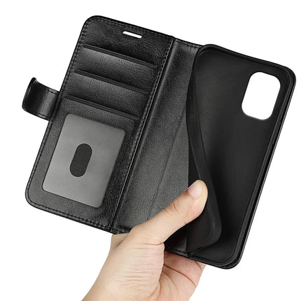 For Motorola Moto G55 5G Wallet Case Crazy Horse Texture Stand Leather Phone Cover