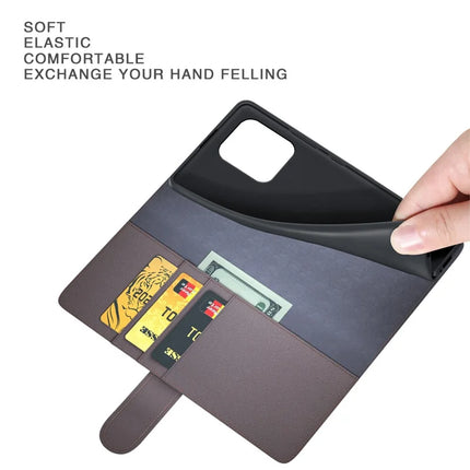 For Motorola Edge 50 Neo 5G / Moto S50 5G / Thinkphone 25 5G Case Genuine Split Leather Phone Cover Wallet Card Slot