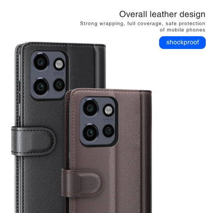 For Motorola Edge 50 Neo 5G / Moto S50 5G / Thinkphone 25 5G Case Genuine Split Leather Phone Cover Wallet Card Slot