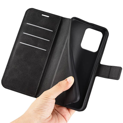 For Motorola Edge 50 Neo 5G / Moto S50 5G / Thinkphone 25 5G Stand Case Anti-Scratch Calf Texture Leather Phone Cover