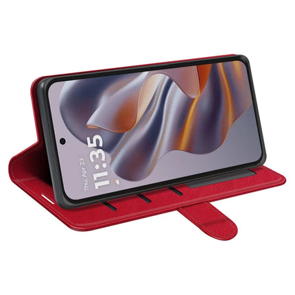 For Motorola Edge 50 Neo 5G / Moto S50 5G / Thinkphone 25 5G Wallet Case Crazy Horse Texture Stand Leather Phone Cover