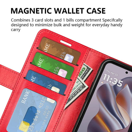 For Motorola Edge 50 Neo 5G / Moto S50 5G / Thinkphone 25 5G Wallet Case Crazy Horse Texture Stand Leather Phone Cover