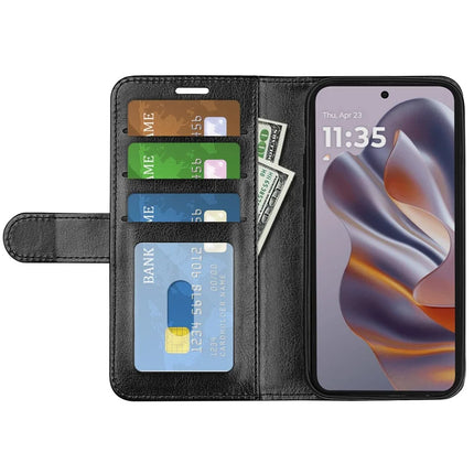 For Motorola Edge 50 Neo 5G / Moto S50 5G / Thinkphone 25 5G Wallet Case Crazy Horse Texture Stand Leather Phone Cover
