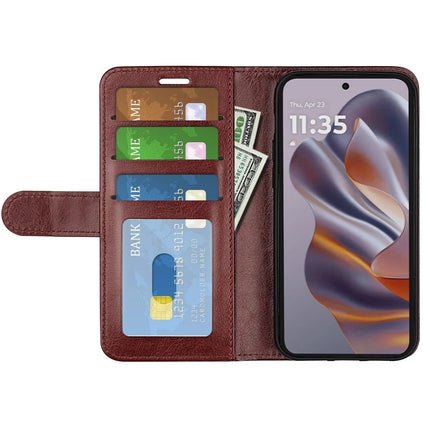 For Motorola Edge 50 Neo 5G / Moto S50 5G / Thinkphone 25 5G Wallet Case Crazy Horse Texture Stand Leather Phone Cover