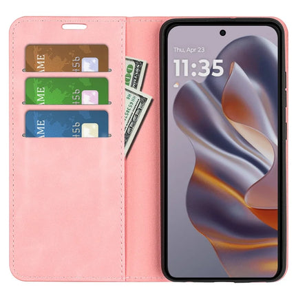 For Motorola Edge 50 Neo 5G / Moto S50 5G / Thinkphone 25 5G Case Skin-Touch Leather Wallet Phone Cover