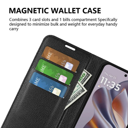 For Motorola Edge 50 Neo 5G / Moto S50 5G / Thinkphone 25 5G Case Litchi Texture Shockproof Leather Wallet Phone Cover
