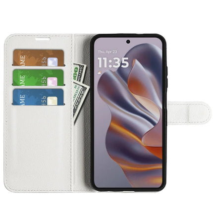 For Motorola Edge 50 Neo 5G / Moto S50 5G / Thinkphone 25 5G Case Litchi Texture Shockproof Leather Wallet Phone Cover