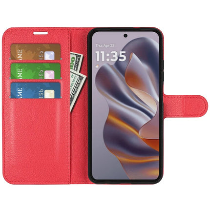 For Motorola Edge 50 Neo 5G / Moto S50 5G / Thinkphone 25 5G Case Litchi Texture Shockproof Leather Wallet Phone Cover