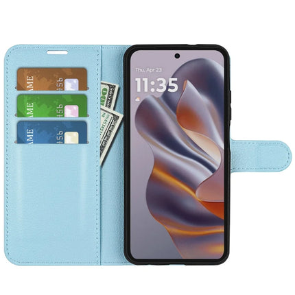 For Motorola Edge 50 Neo 5G / Moto S50 5G / Thinkphone 25 5G Case Litchi Texture Shockproof Leather Wallet Phone Cover