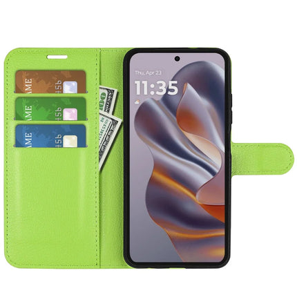 For Motorola Edge 50 Neo 5G / Moto S50 5G / Thinkphone 25 5G Case Litchi Texture Shockproof Leather Wallet Phone Cover