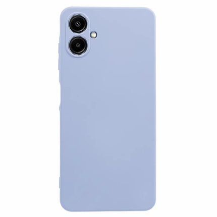 For Samsung Galaxy A06 Case TPU Back Soft Anti-Scratch Fiber Lining Phone Cover - Light Purple