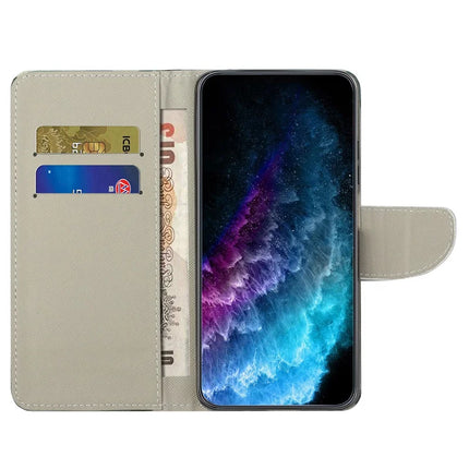 For Google Pixel 9a Leather Case Pattern Printing Cross Texture Phone Cover