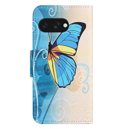 For Google Pixel 9a Leather Case Pattern Printing Cross Texture Phone Cover