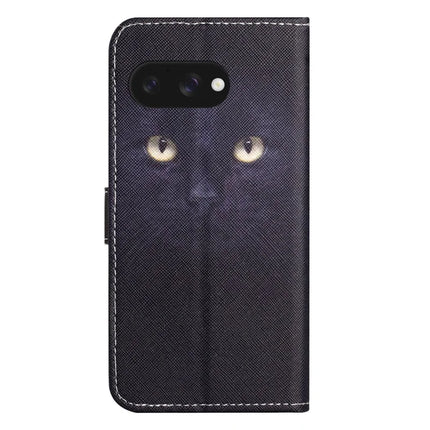 For Google Pixel 9a Case Pattern Print PU Leather Wallet Phone Cover Cross Texture