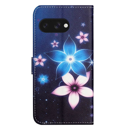 For Google Pixel 9a Case Pattern Print PU Leather Wallet Phone Cover Cross Texture