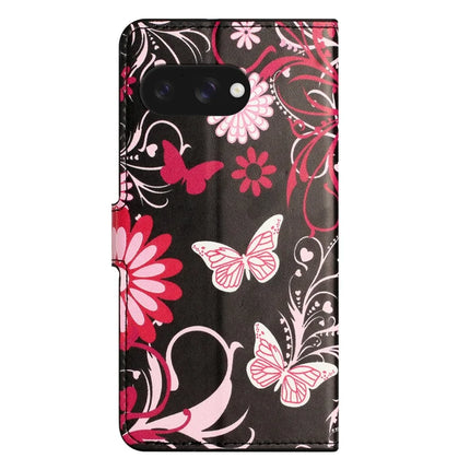 For Google Pixel 9a Case Pattern Print PU Leather Wallet Phone Cover