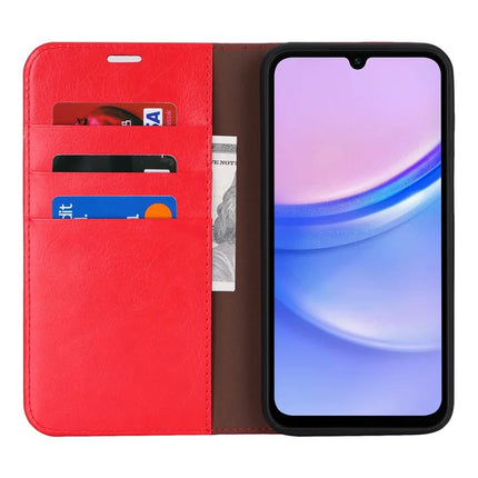 For Samsung Galaxy A16 5G / 4G Case Crazy Horse Texture Split Leather Wallet Phone Cover