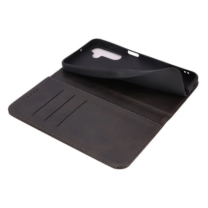 For Samsung Galaxy A16 5G / 4G Case PU Leather Calf Textured Magnetic Closing Smart Phone Cover