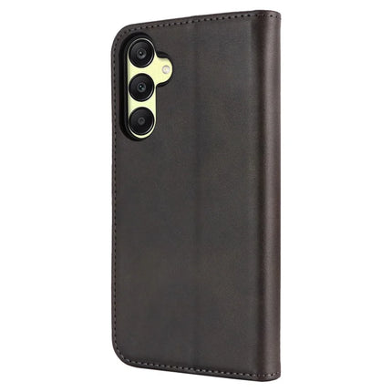 For Samsung Galaxy A16 5G / 4G Case PU Leather Calf Textured Magnetic Closing Smart Phone Cover