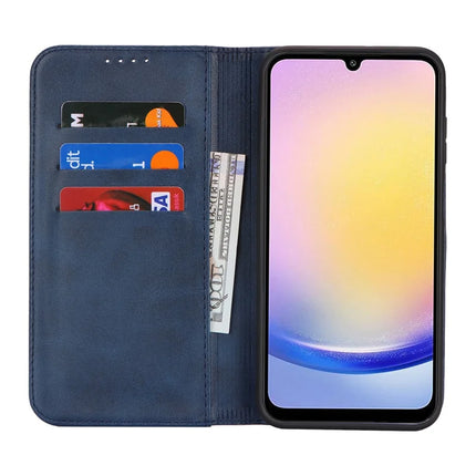 For Samsung Galaxy A16 5G / 4G Case PU Leather Calf Textured Magnetic Closing Smart Phone Cover
