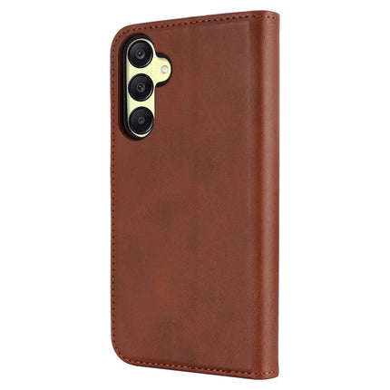 For Samsung Galaxy A16 5G / 4G Case PU Leather Calf Textured Magnetic Closing Smart Phone Cover