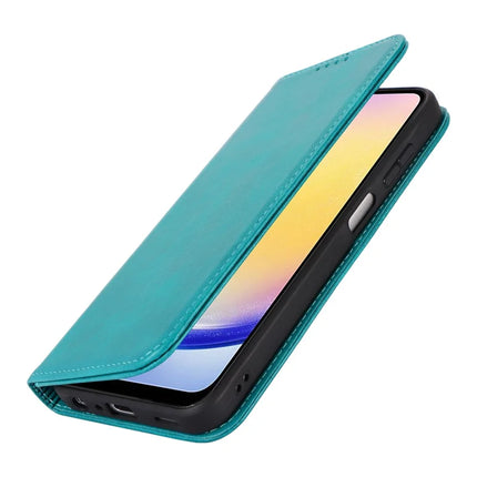For Samsung Galaxy A16 5G / 4G Case PU Leather Calf Textured Magnetic Closing Smart Phone Cover