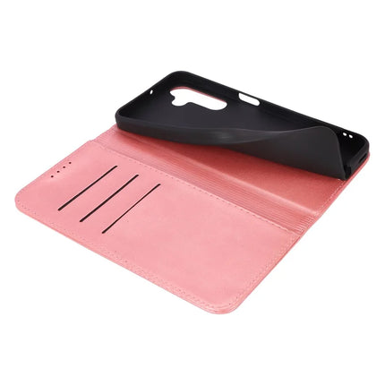 For Samsung Galaxy A16 5G / 4G Case PU Leather Calf Textured Magnetic Closing Smart Phone Cover