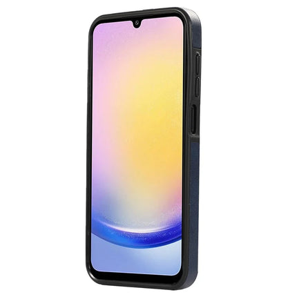 For Samsung Galaxy A05s 4G PU Leather Back Case Card Holder Kickstand Phone Cover with Wrist Strap