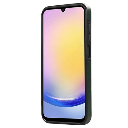 For Samsung Galaxy A05s 4G PU Leather Back Case Card Holder Kickstand Phone Cover with Wrist Strap