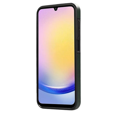 For Samsung Galaxy A15 4G  /  A15 5G PU Leather Back Case Card Holder Kickstand Phone Cover with Wrist Strap