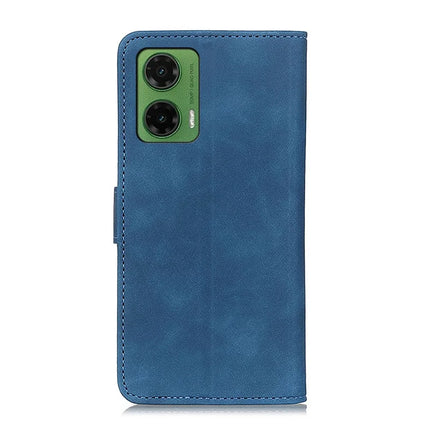 KHAZNEH For Motorola Moto G35 5G Case PU Leather Retro Texture Phone Cover