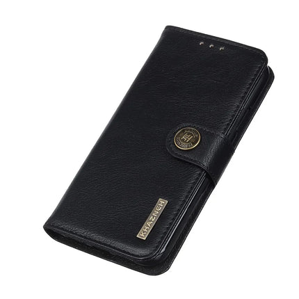 KHAZNEH For Honor X7c 4G / 200 Smart 5G / Play 60 Plus 5G Wallet Case Cowhide Texture Leather Flip Phone Cover