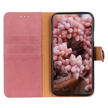 KHAZNEH For Honor X7c 4G / 200 Smart 5G / Play 60 Plus 5G Wallet Case Cowhide Texture Leather Flip Phone Cover
