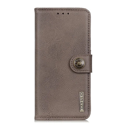 KHAZNEH For Honor X7c 4G / 200 Smart 5G / Play 60 Plus 5G Wallet Case Cowhide Texture Leather Flip Phone Cover