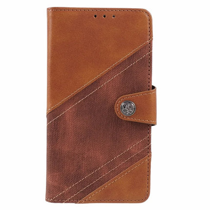 For Motorola Moto G75 5G Case Splicing Texture Leather Phone Cover Viewing Stand