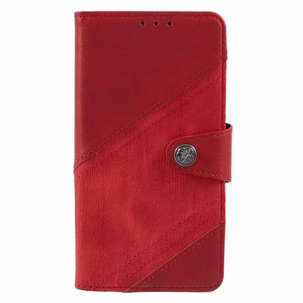 For Motorola Moto G75 5G Case Splicing Texture Leather Phone Cover Viewing Stand