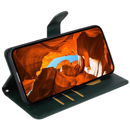 For Motorola Moto G75 5G Case PU Leather Wallet Protective Phone Cover Calf Texture