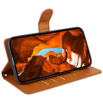 For Motorola Moto G75 5G Case PU Leather Wallet Protective Phone Cover Calf Texture