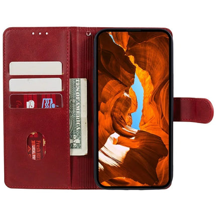 For Motorola Moto G75 5G Case PU Leather Wallet Protective Phone Cover Calf Texture